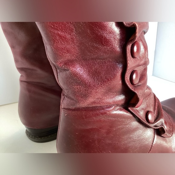 Miz Mooz Bobbi Bloom Boots Victorian Button Style Mid Calf Size 6.5/7 Steampunk - Picture 8 of 16